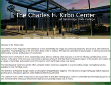 Tablet Screenshot of kirbocenter.bainbridge.edu